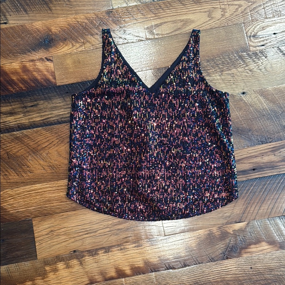 LOFT Sequin Tank